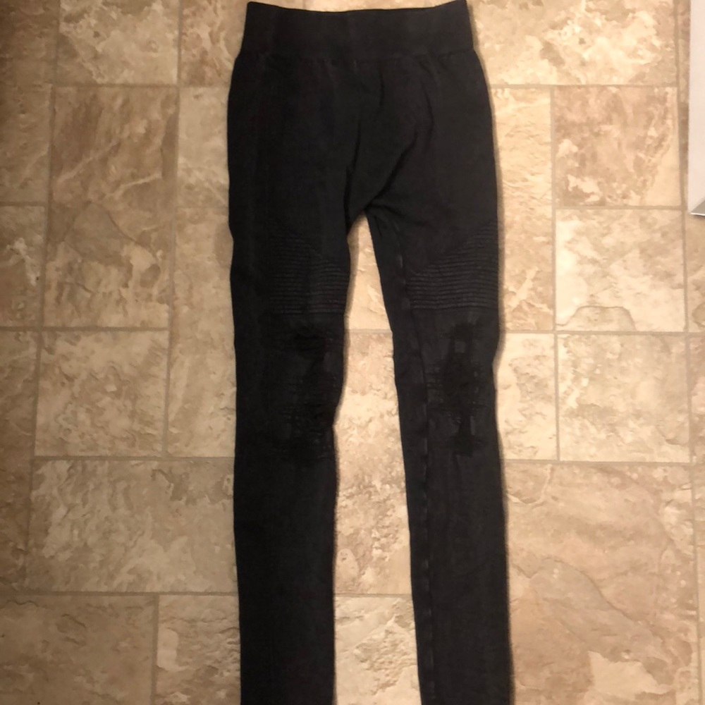Moto Distressed Leggings - NWOT